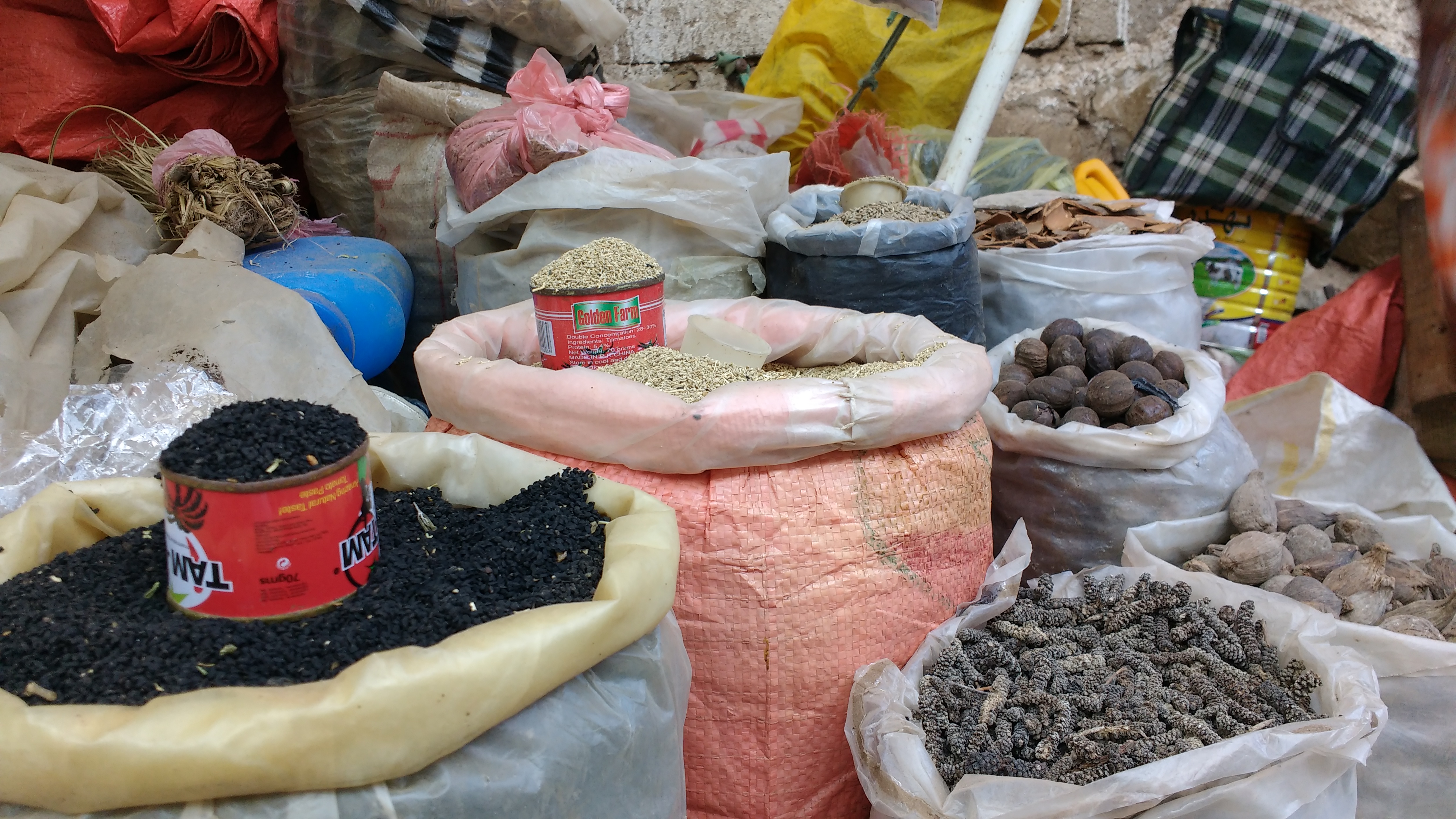 Ethiopian spices at Enat Kuche